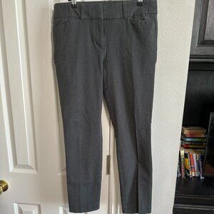 Loft Modern Skinny Ankle Charcoal Grey Pant
